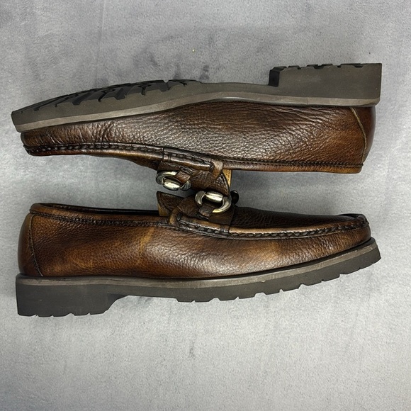 🔥🔥🔥 Alan Payne Brown Loafers with Classic Design and Durable Sole Size: 8🔥🔥🔥 - Picture 8 of 10